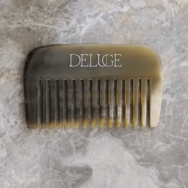 Iconic Horn Comb on grey background